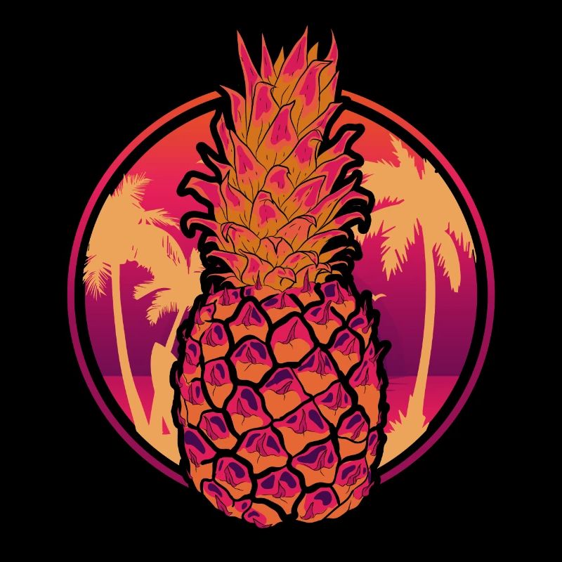 Cadeau vacances d’été Fruit Ananas tropical