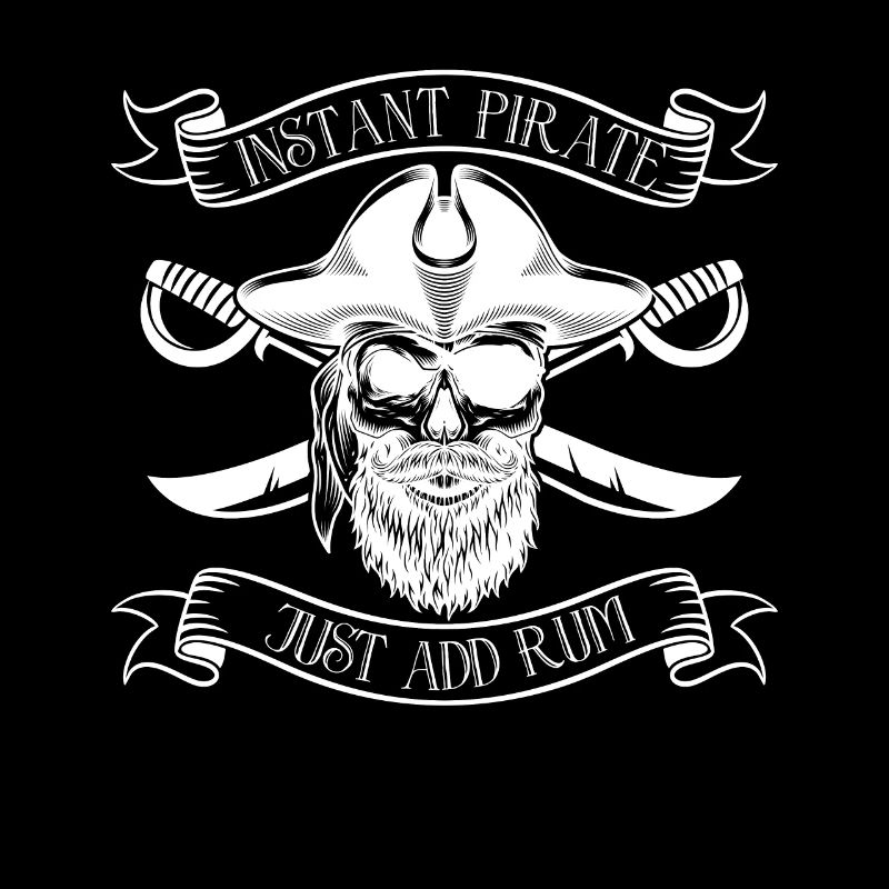 Instant Pirate Il suffit d’ajouter du rhum Pirate Rum