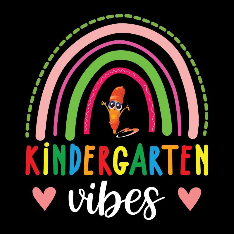 Groovy Hello Kindergarten Vibes Retro Teacher