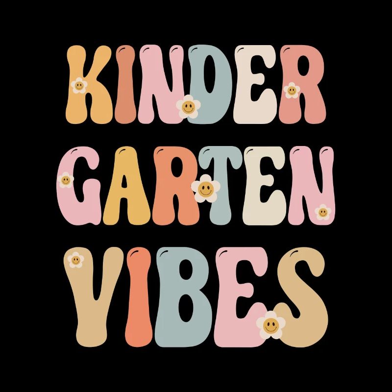 Groovy Hello Kindergarten Vibes Retro Teacher