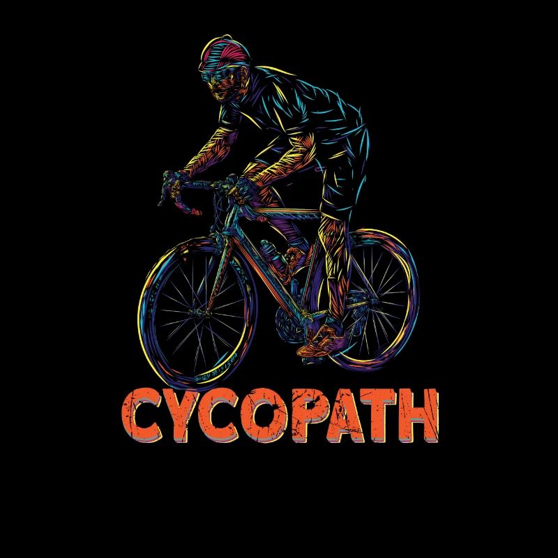 Retro-rennradfahrer Cycopath-radfahrer