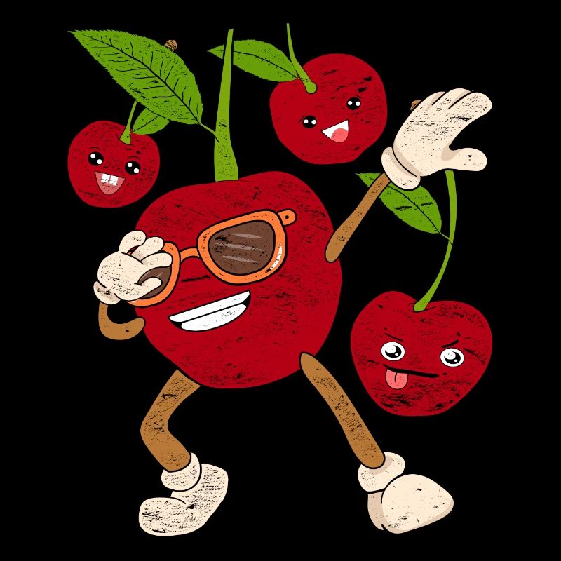 Cool Lunettes de soleil Fruit Cadeau Dabbing Cerise