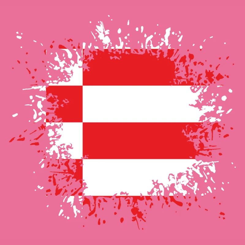 Drapeau de Brême éclaboussures de taches de couleur