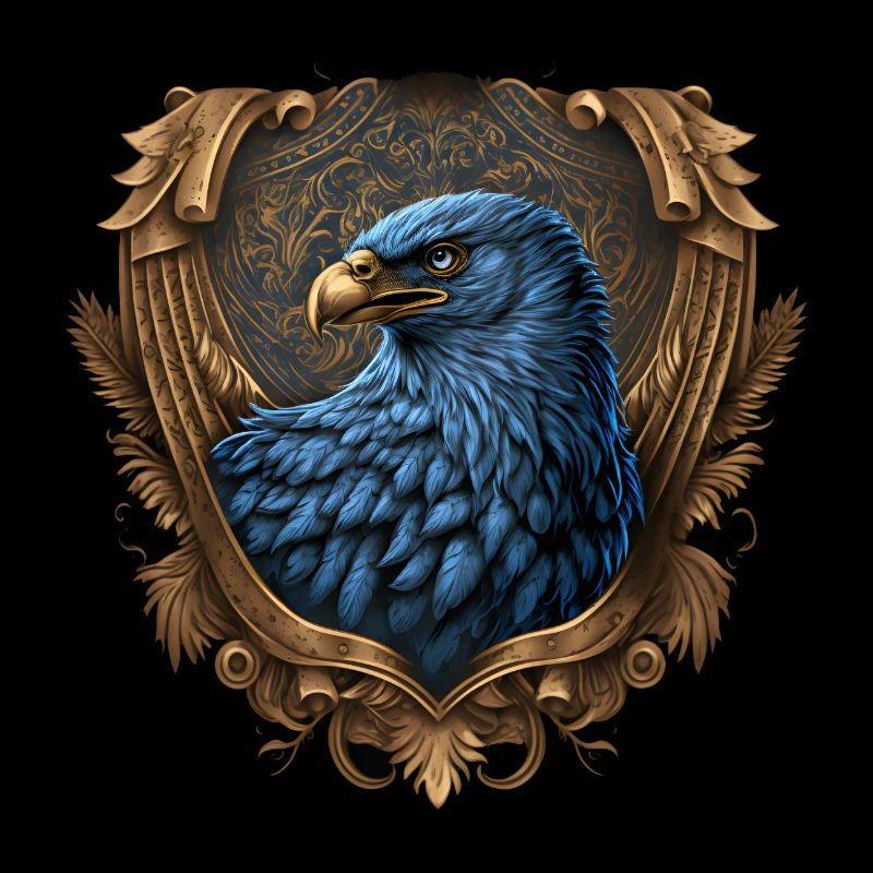 Wizard Blue Falcon Emblem