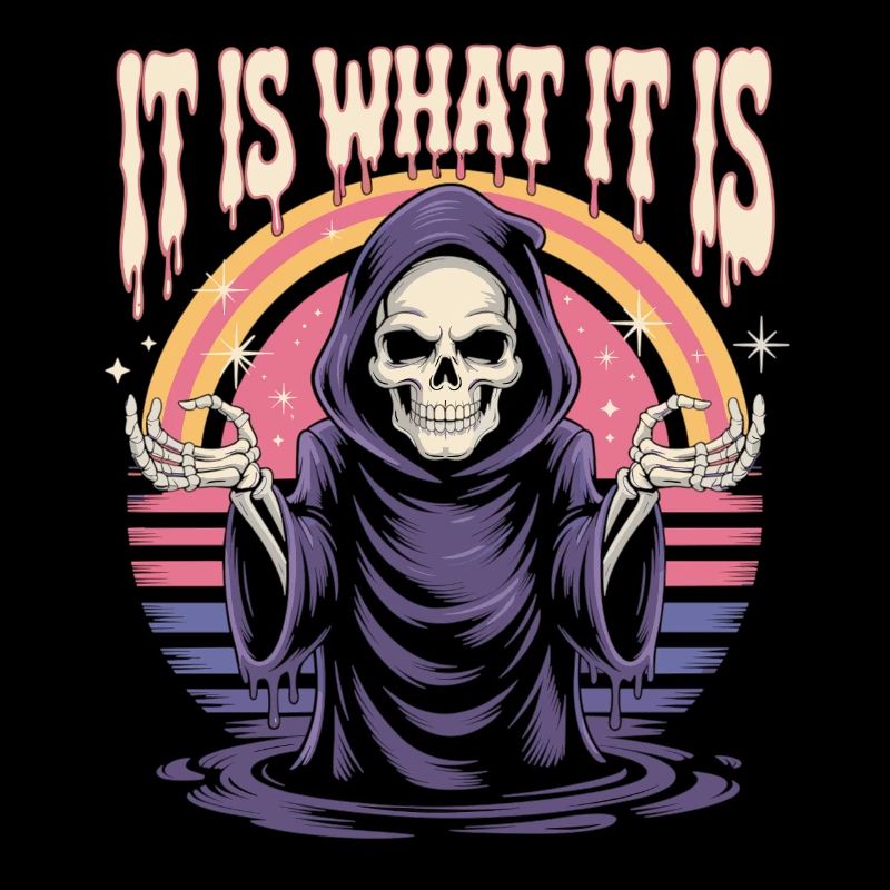 Grim Reaper Retro Saying Shirt