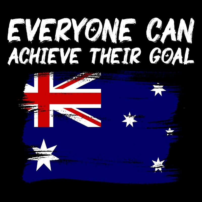 Drapeau de l’Australie sous le drapeau australien