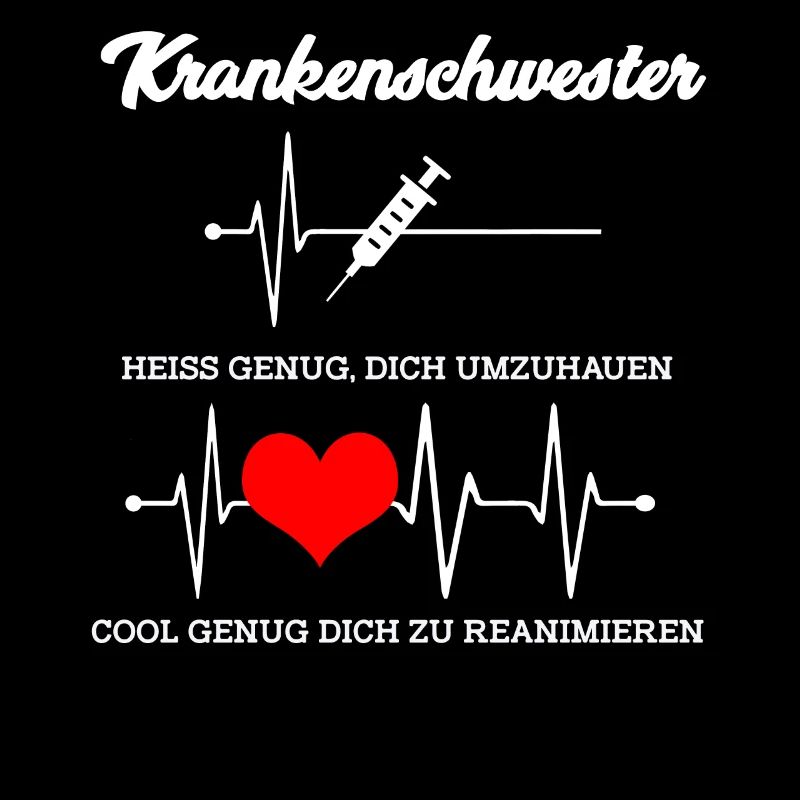 Krankenschwester EKG Herzschlag lustiger Geschenk