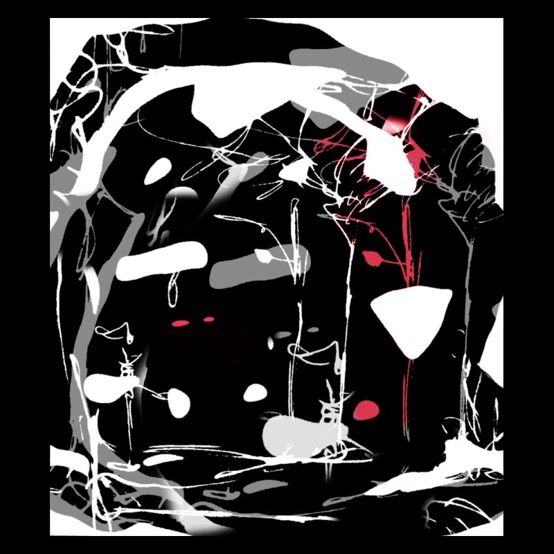 Abstract Sketch Enchanted Forest