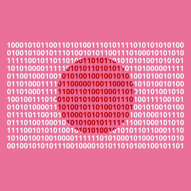 Japan Flagge Zahlen Binärcode Byte Bit Code