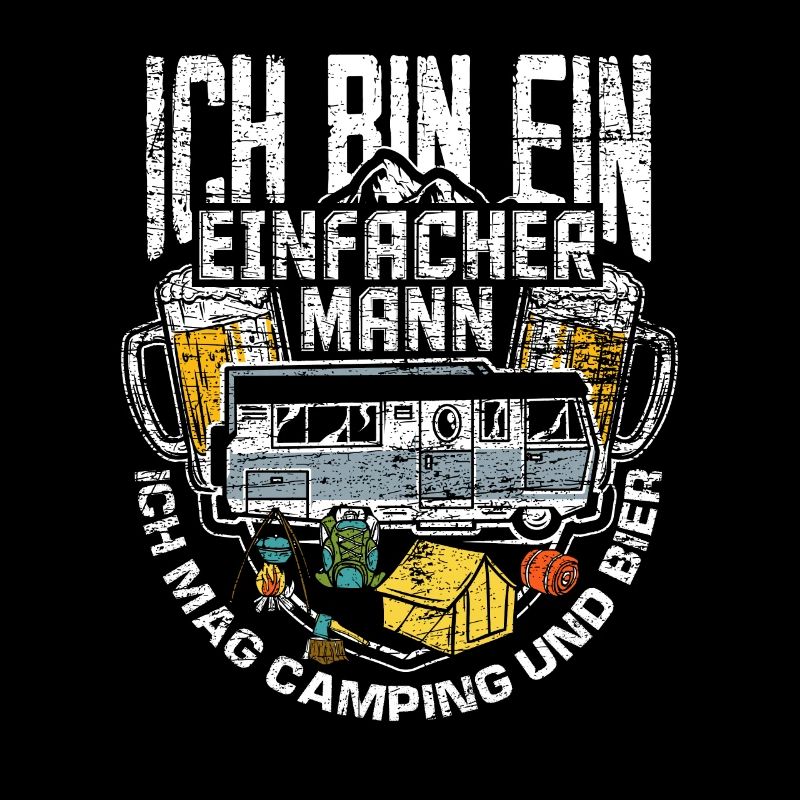 Camping Alter Mann