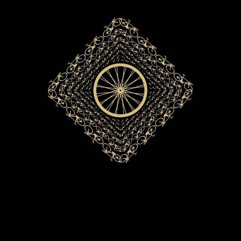 Vélo vélo vélo QR code gold