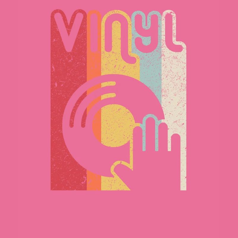 Produit de disque vinyle. Impression de style rétro