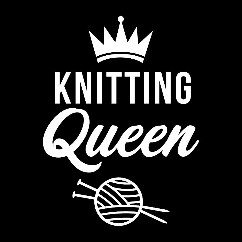 Strickende Königin