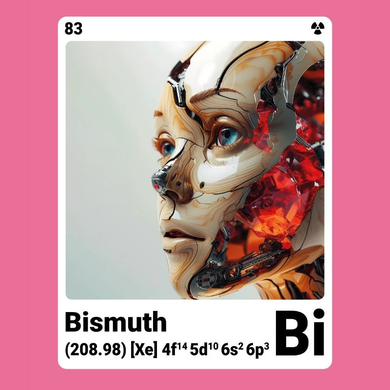 AI am Bismuth (wt) mode périodique nerdstyle nerd