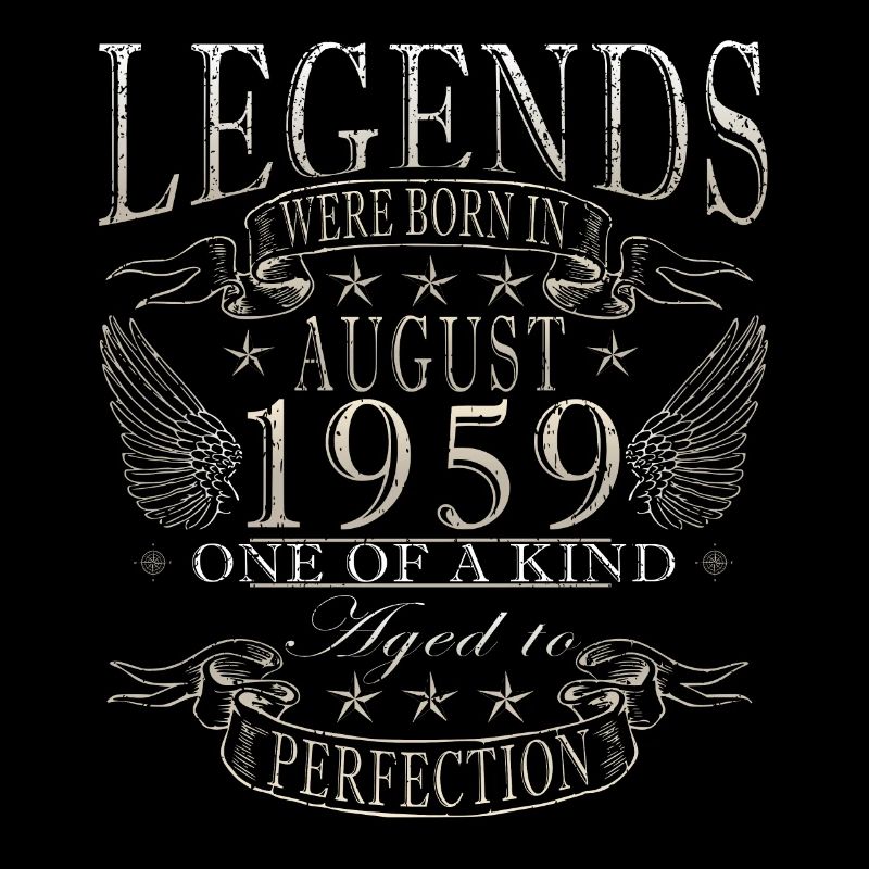 August 1959 August Geburtstag 1959 August