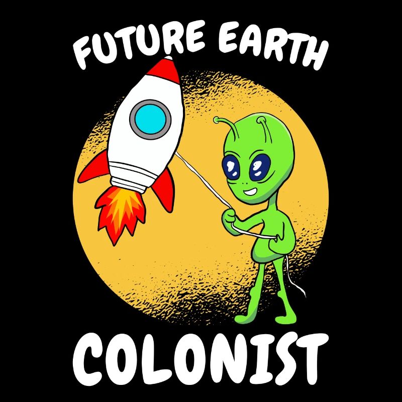 Bewohner des Planeten Erde - future earth colonist