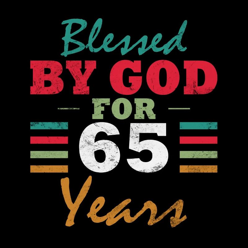 65e anniversaire 65 ans 65 Numéro 65
