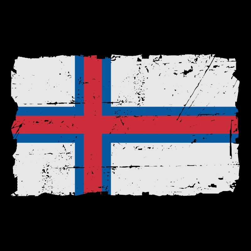 Drapeau de Faroe Islands - Îles Féroé Drapeau