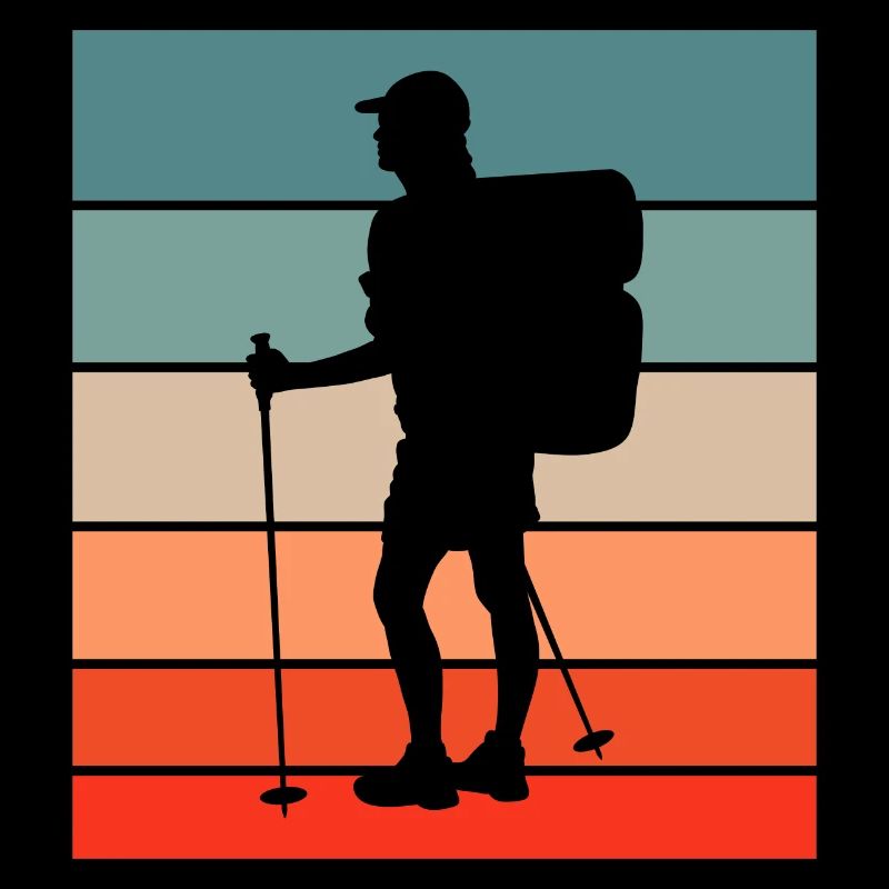 Wandern Geschenkidee Wanderer Berge Trekking