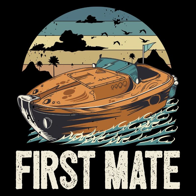 First Mate Motorboating Squad Lake Life Pontoon