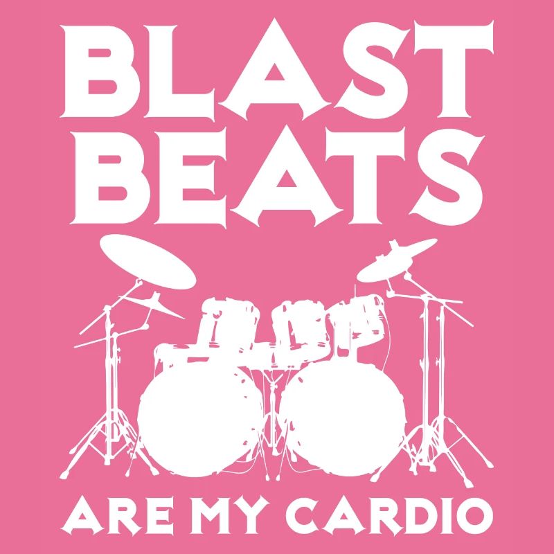 Blast Beats Saying Drums Metal Drummer