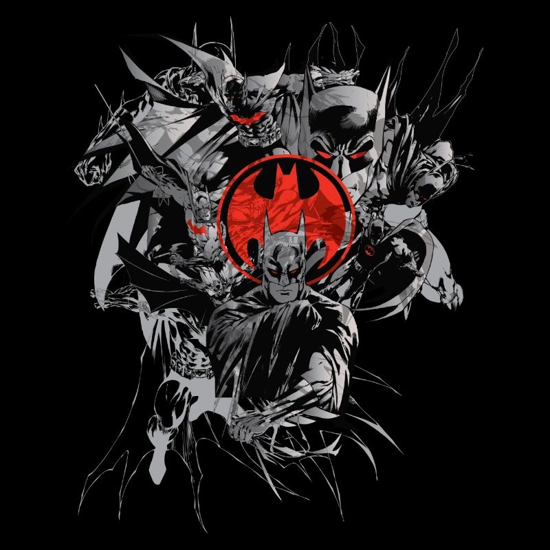 Batman Composition Dark Red