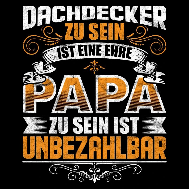 Lustige Dachdecker Papa Vater Geschenkidee