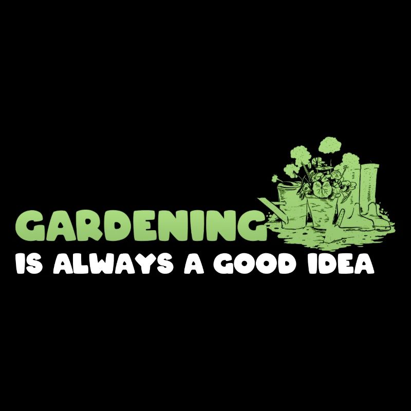 Lustige Gartenblumen Gärtner