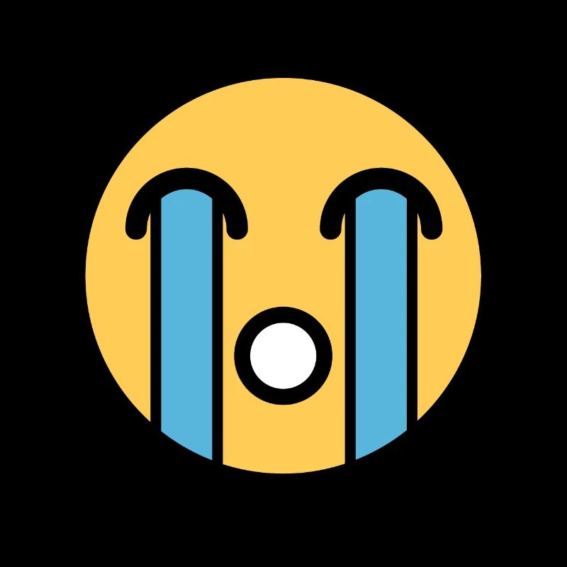Smiley Face Face Crying A Big River Eyes