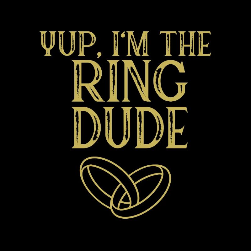 Bräutigam Bruder Ringe