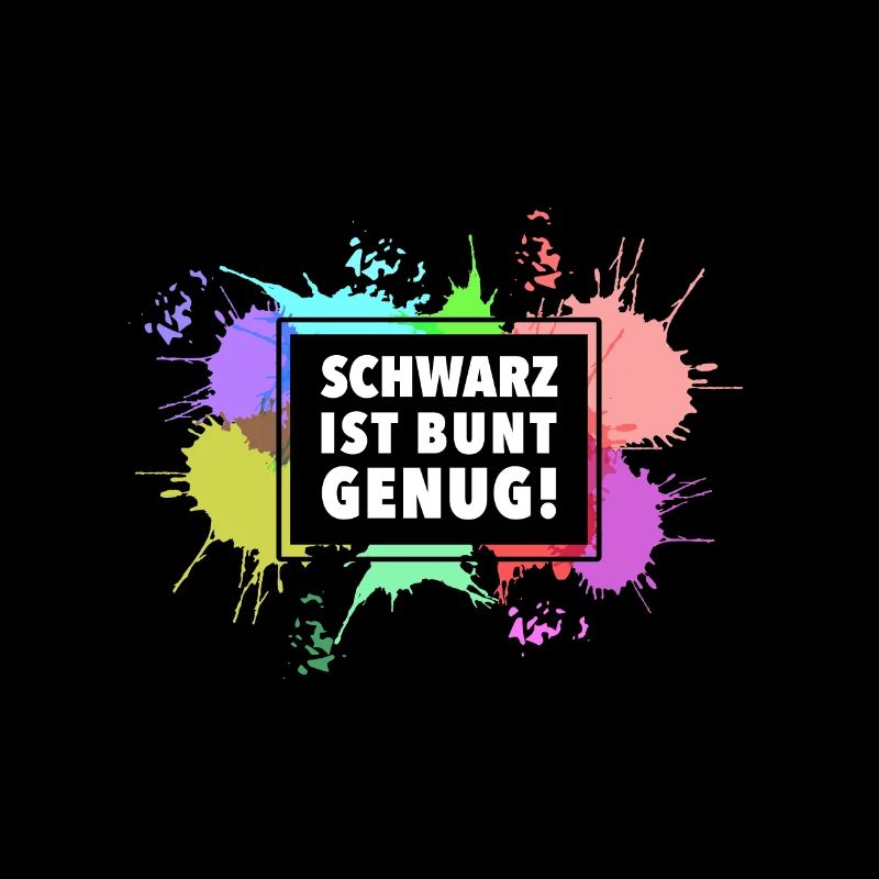 Schwarz ist bunt genug