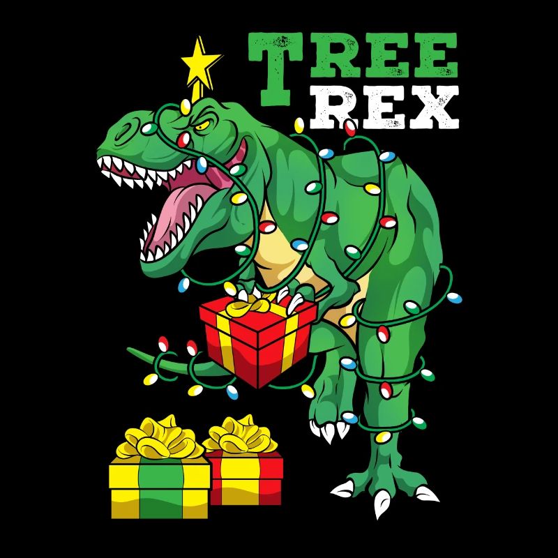 Christmas T-Rex