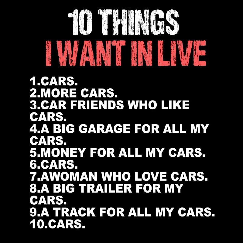 10 things i want in live