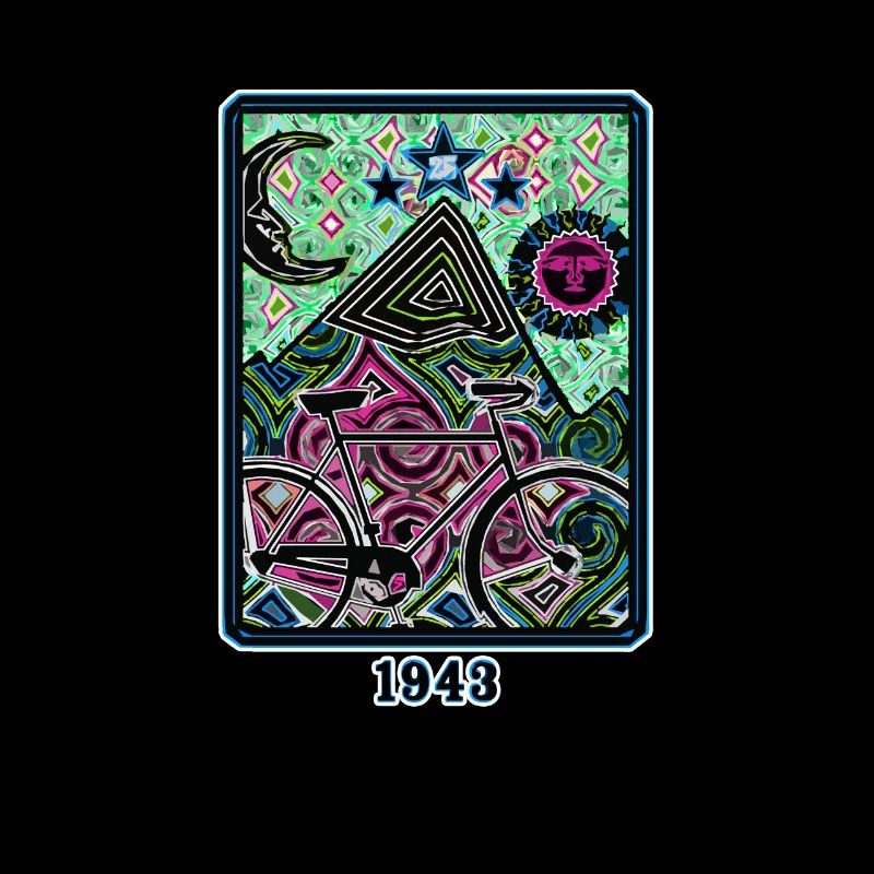 Journée à vélo Hoffmann LSD Acid Trip Psychedelic