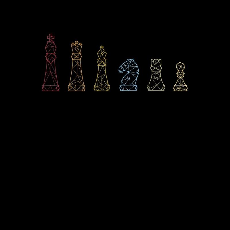 Cool chess queen king rook gift