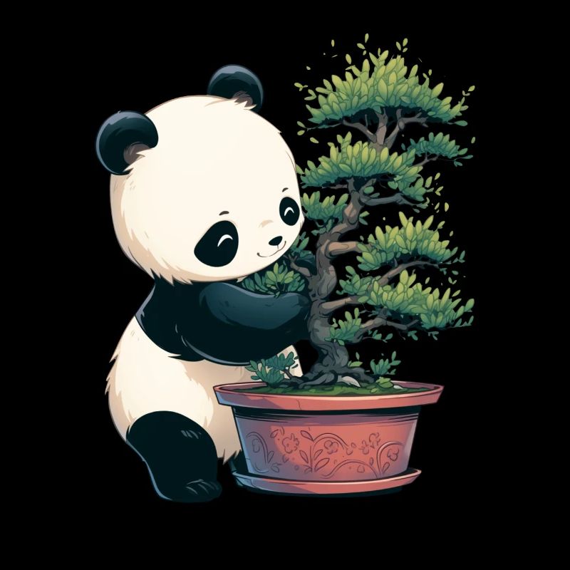 Panda Ours Bonsaï Panda géant japonais