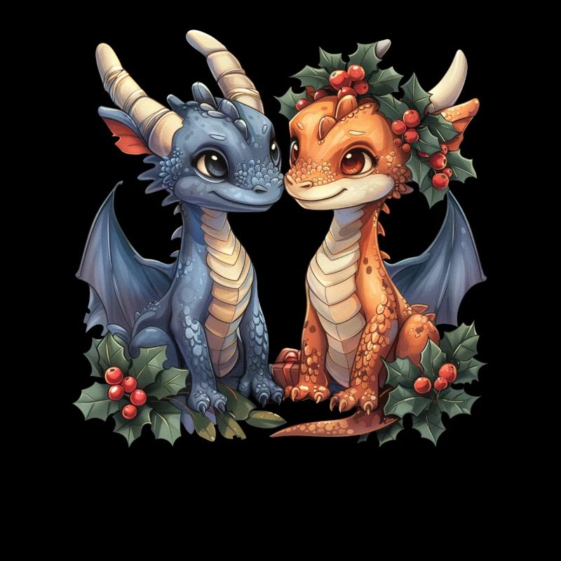Dragon Noël Gui Mignon Anime