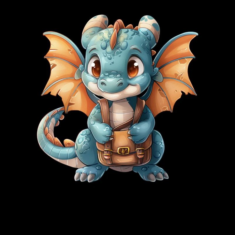 Drache Schulranzen Drache Kinder Niedlich