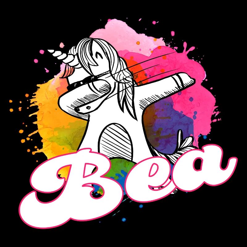 BEA - Beau nom avec dabbing licorne