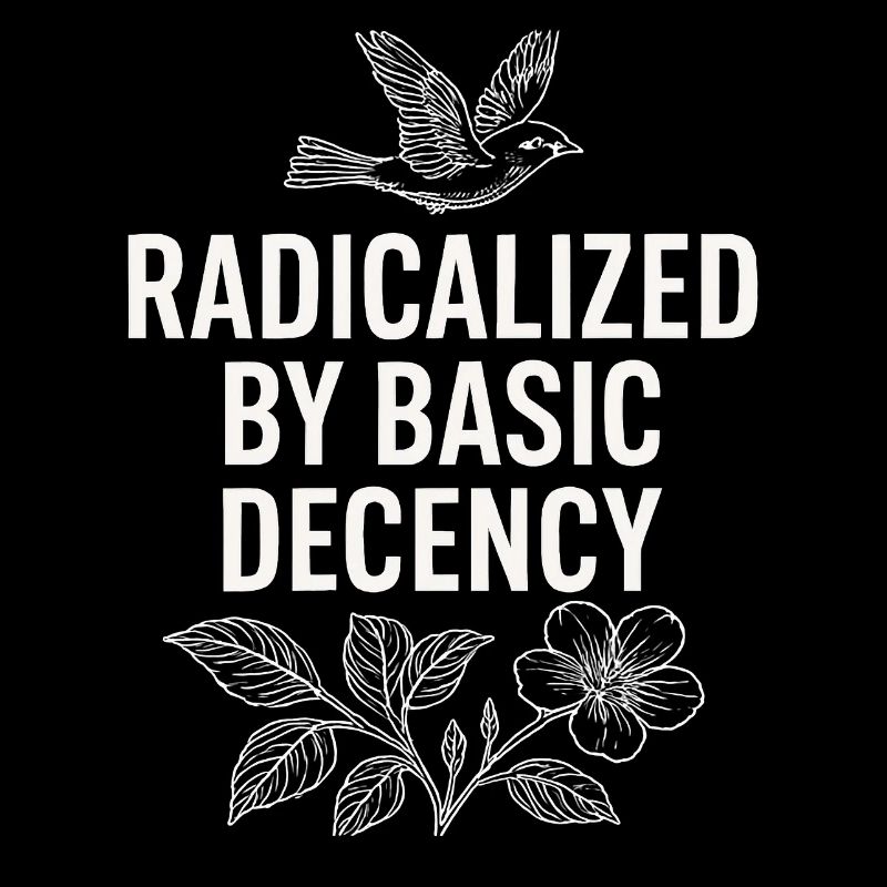 Radicalisé par une chemise de déclaration de décence basique