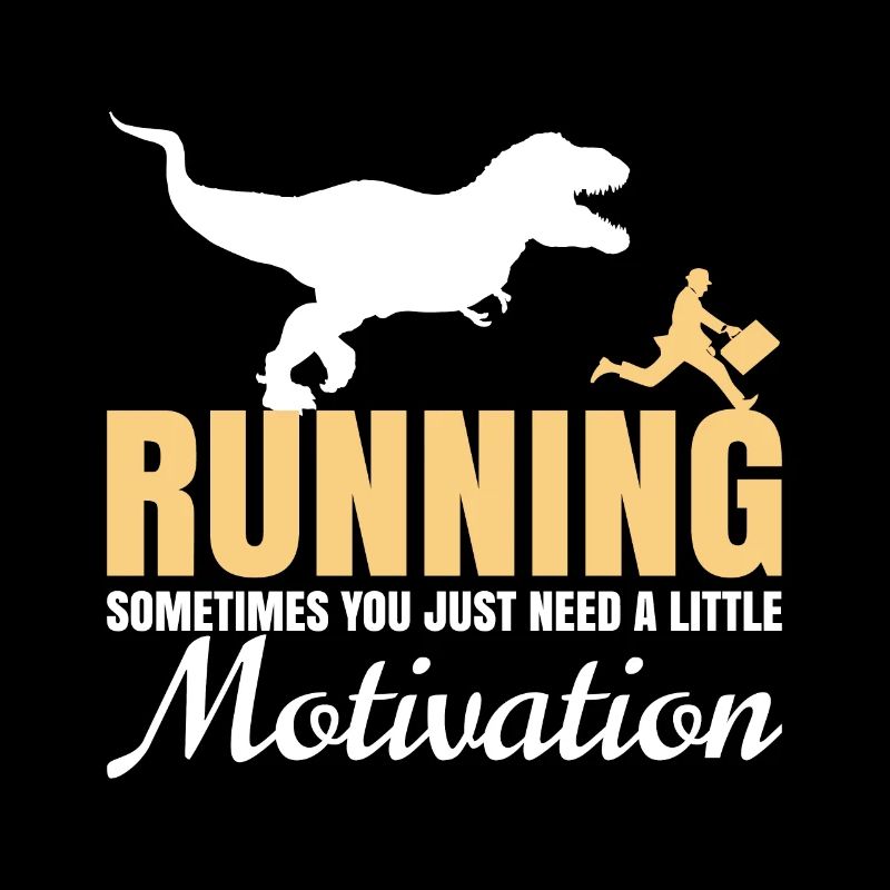 Courir Courir Jogging Motivation T-Rex Dino Funny