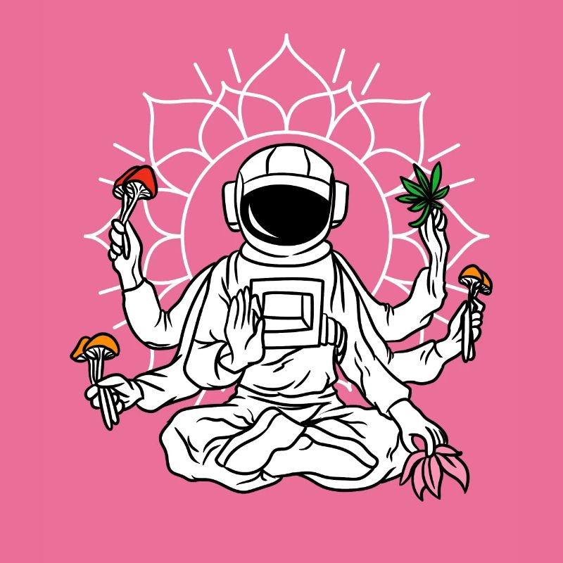 Astronaute Magic Mushrooms Psychedelic LSD