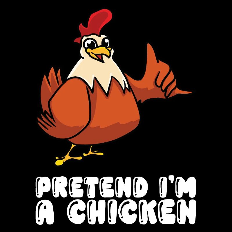 Faire semblant à un poulet