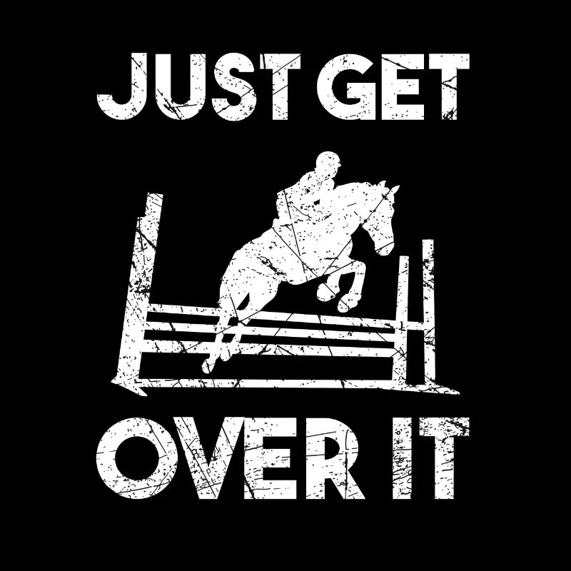Just Get Over It Cavalier de saut d’obstacles