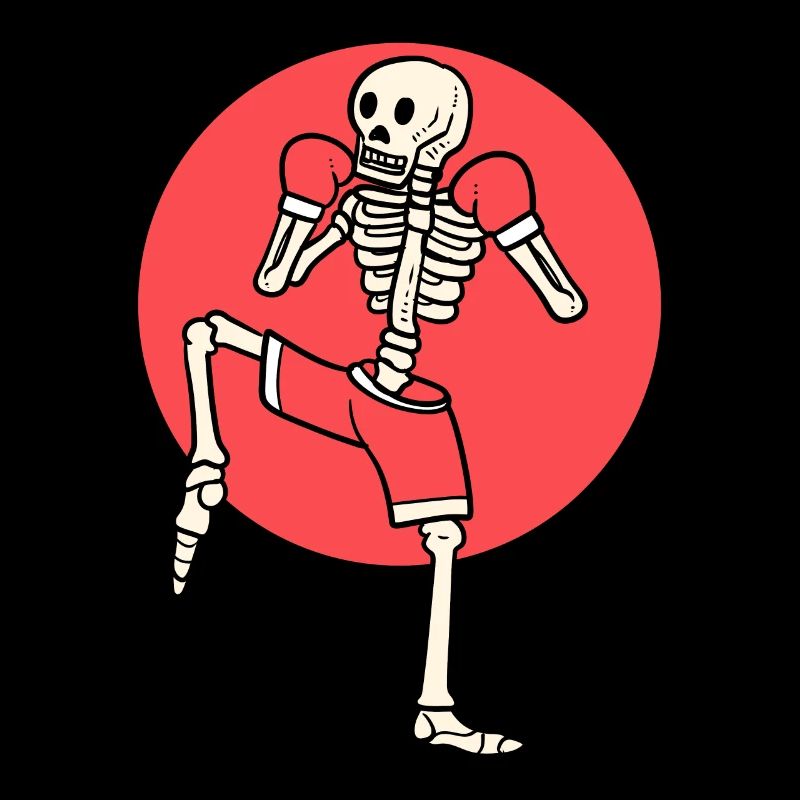Muay Thai Skelett Muay Thai Instructor