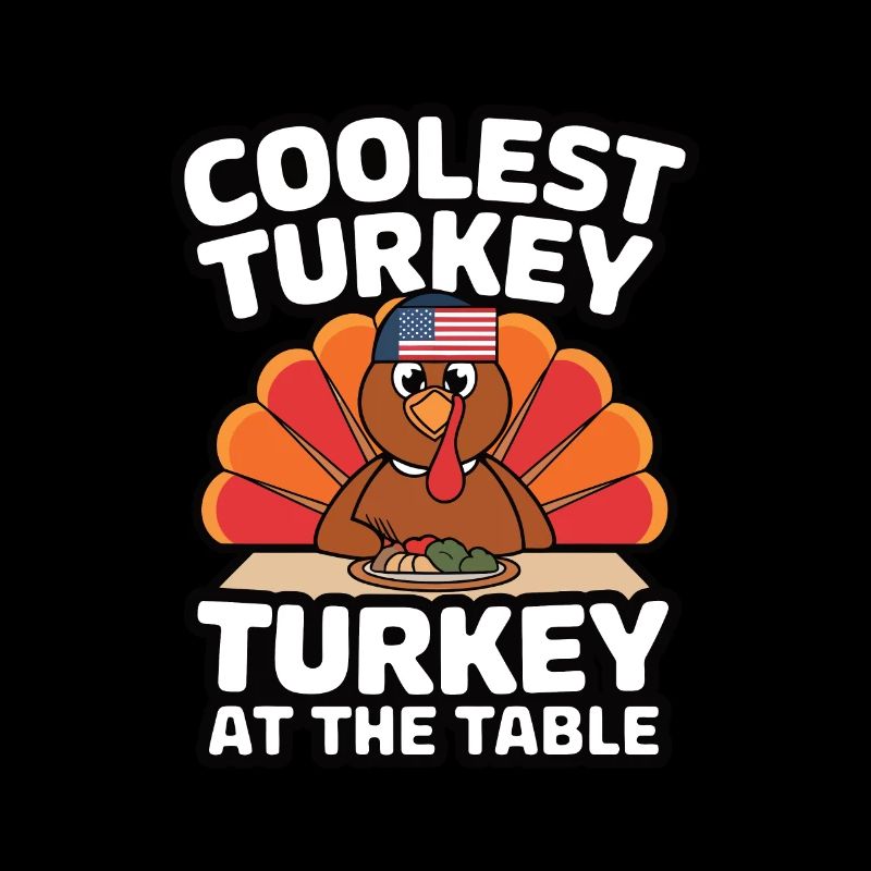 Dinde drôle de Thanksgiving