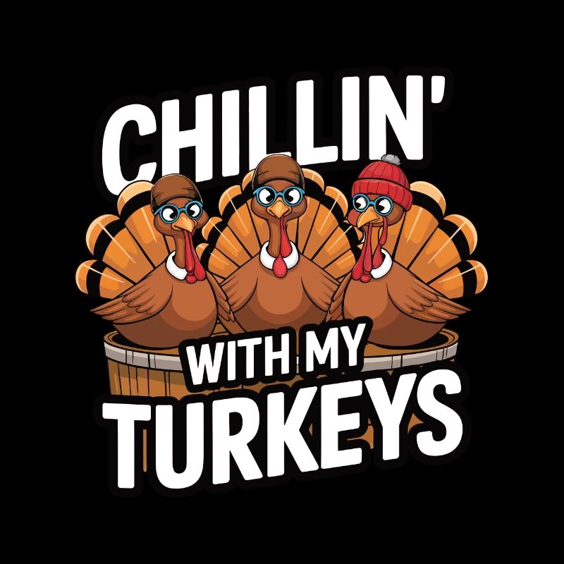Dinde drôle de Thanksgiving