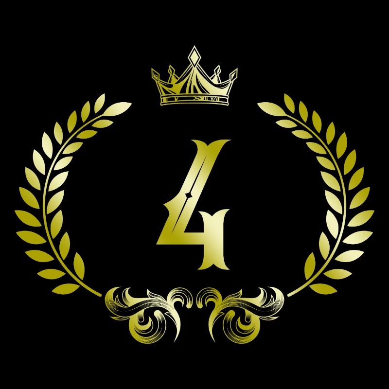 4 Number Wreath
