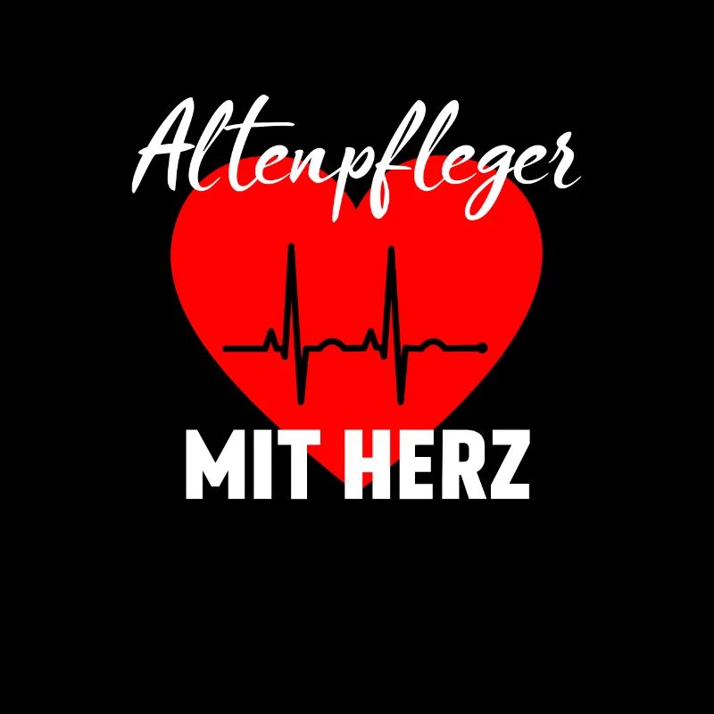 Altenpfleger mit Herz
