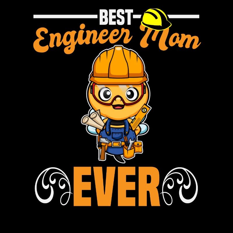 Best Engineer Mom Ever Construction Worker Mommy